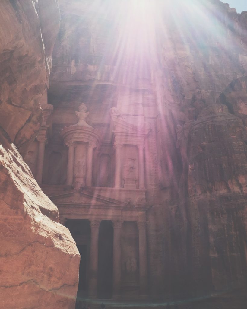 The Treasury (el-Khazneh) at Petra (Photo by E. Jones)